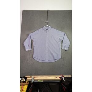 Ralph Lauren Shirt Mens Large Classic‎ Fit Button Down Long Sleeve Polo